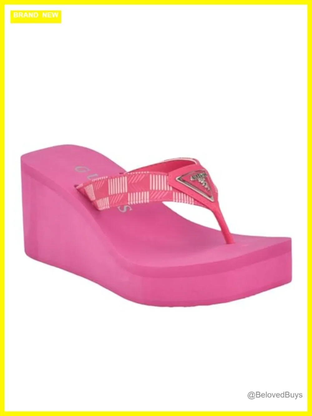 Platform Wedge Thong Sandal - Y2K Style